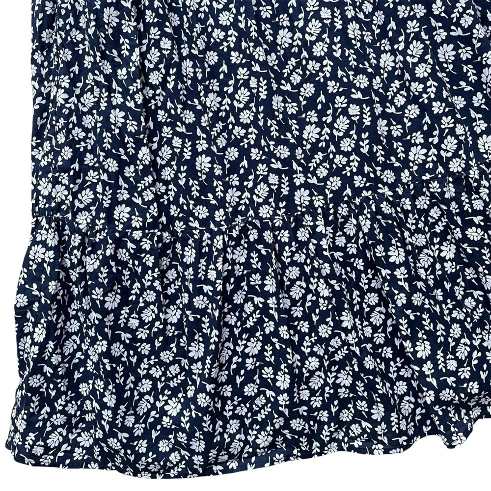 *NWOT* J. Crew Printed Smocked Tiered Midi/Maxi Dress - Picture 14 of 16